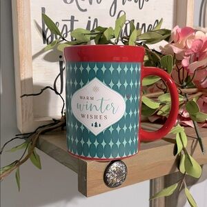 Christmas Coffee Mug Red Green Winter New